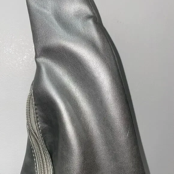 Nordstrom Y2K Silver Shoulder Bag, Bow detail - Picture 6 of 14